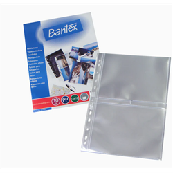 Bantex Photo Pocket PP 13x18mm Clear Pack of 10